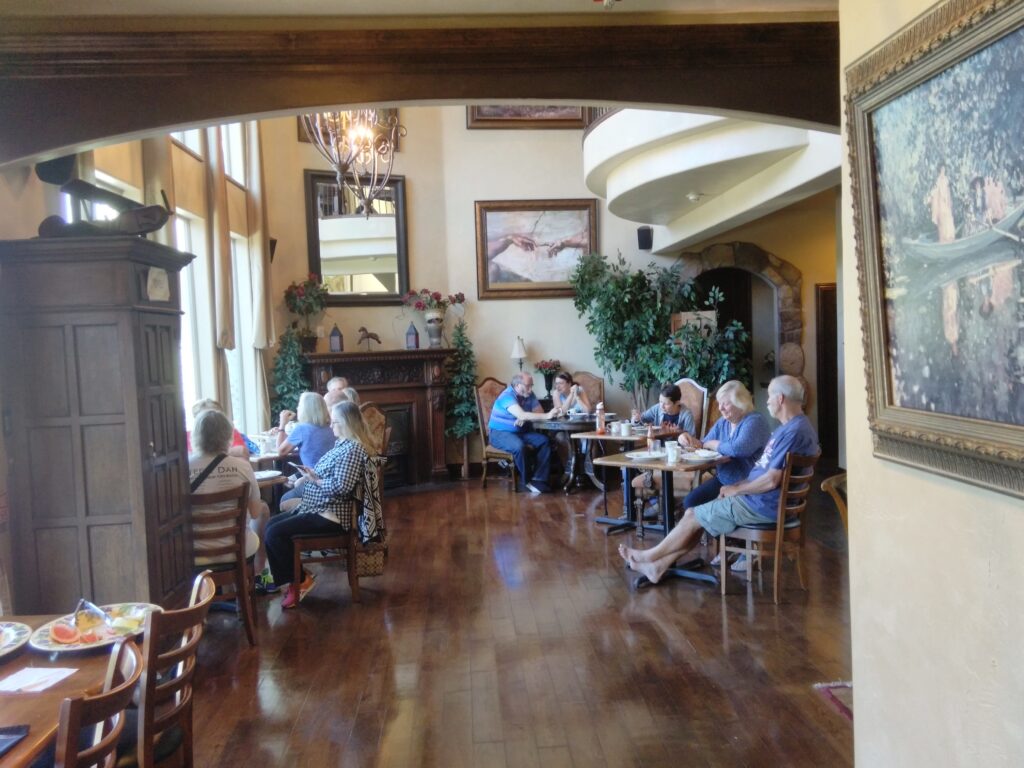 amazing made to order breakfast at Arrowhead Manor